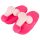 Pantufas de pelúcia rosa - formato de pênis