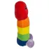 Pelúcia pênis - almofada 30 cm - arco-íris