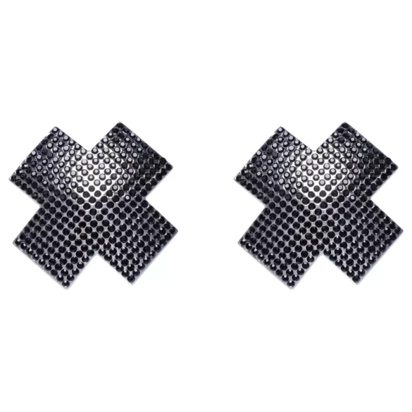 Cottelli - adesivo para seios com strass - preto