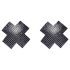 Cottelli - Adesivo para Mamilo com Strass "X" (preto)