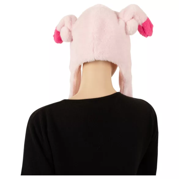 Gorro com orelhas móveis - rosa