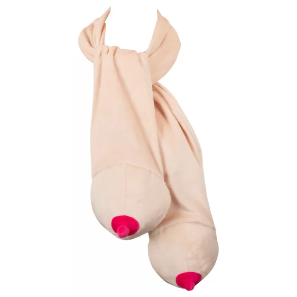 Cicis - cachecol erótico peito feminino - bege
