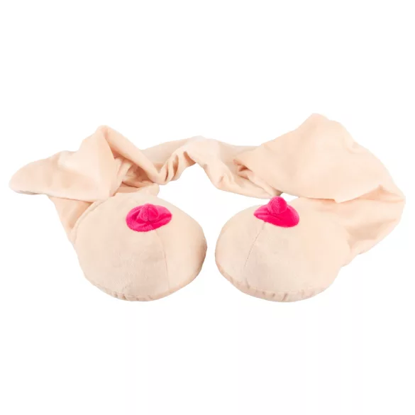 Cicis - cachecol erótico peito feminino - bege