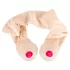 Cicis - cachecol erótico peito feminino - bege