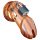 CB-6000 - Gaiola de Luxo para Pênis com Cadeado (Madeira)