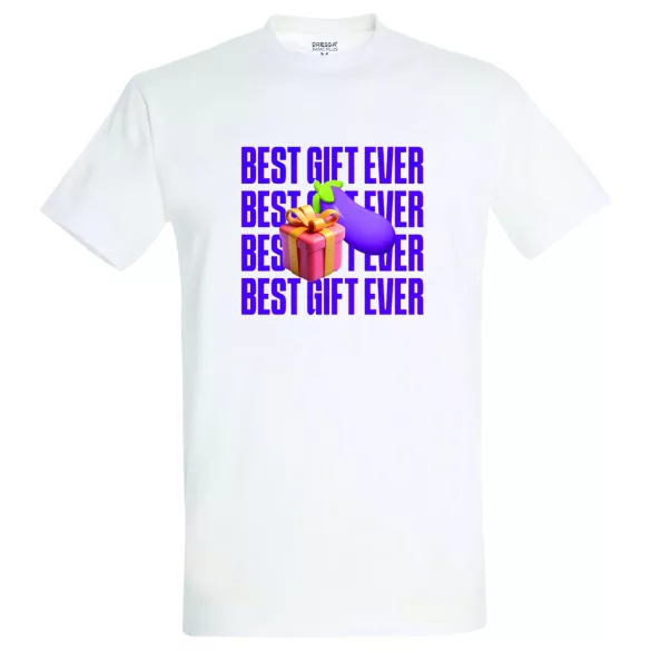 Melhor Presente - Camiseta Masculina (Branca) - M