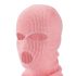 Balaclava rosa - máscara erótica com 3 aberturas