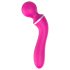 Solitude 2em1 - massageador e vibrador G com 3 acessórios (rosa)
