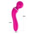 Solitude 2em1 - massageador e vibrador G com 3 acessórios (rosa)