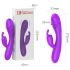 Lonely - Vibrador roxo com braço de clitóris e ponto G recarregável