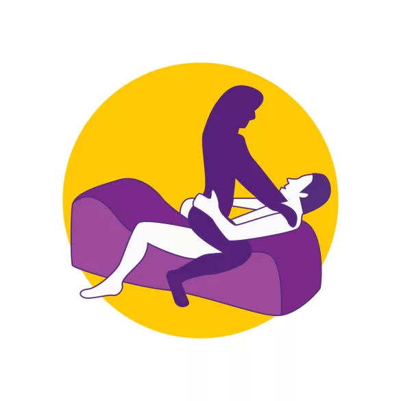 Almofada Mágica Desirel - Mobiliário sexual BDSM insuflável - com algemas (vermelho)