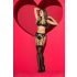 Mapalé - Conjunto de Lingerie com Cinta-liga (Preto)