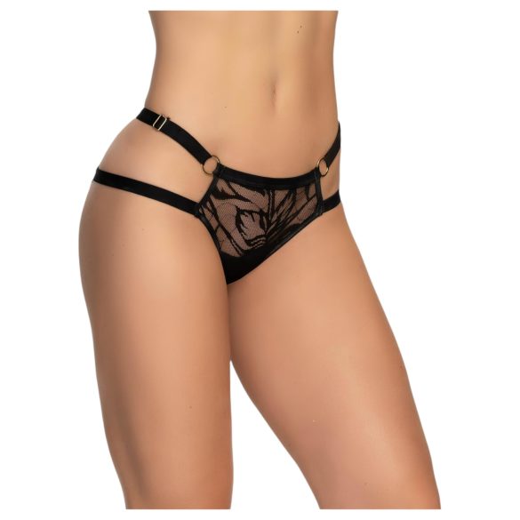 Mapalé - calcinha preta estampada com correntes