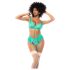 Mapalé - conjunto de lingerie rendada (turquesa)