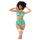 Mapalé - conjunto de lingerie rendada (turquesa) - L/XL