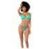 Mapalé - conjunto de lingerie rendada (turquesa) - L/XL