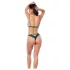 Mapalé - conjunto lingerie strappy floral - verde