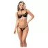 Mapalé - trio de lingerie com alças (preto)