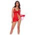 Mapalé - Babydoll rendado e tanga (vermelho)