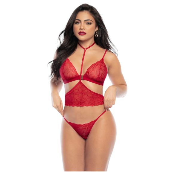 Mapalé - Conjunto de Sutiã 3 Peças Vermelho