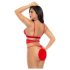 Mapalé - Conjunto de Sutiã 3 Peças Vermelho