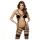ZADO - body arnês de couro - preto - L/XL