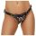 ZADO - Harness de couro para acessórios (preto) - Tamanho S-L