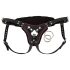 ZADO - Harness de couro para acessórios (preto) - Tamanho S-L
