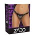 ZADO - Harness de couro para acessórios (preto) - Tamanho S-L