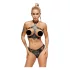 ZADO - conjunto de couro com cinta preta - L/XL