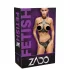 ZADO - conjunto de couro com cinta preta - L/XL
