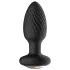 Funny Me 360 - vibrador anal à prova d'água - silicone preto