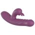 Coelhinho Divertido - Vibrador com Estimulador de Clitóris, Recargável (Lilás)
