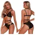 JSY 031 - conjunto de lingerie erótica (preto)