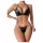 JSY 057 - conjunto de lingerie erótica - preto (L-XL)