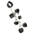 ZADO - Conjunto Completo de Amarras em Couro (preto)