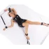 ZADO - kit bondage para cama - couro preto