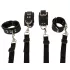 ZADO - kit bondage para cama - couro preto