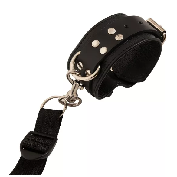 ZADO - kit bondage para cama - couro preto