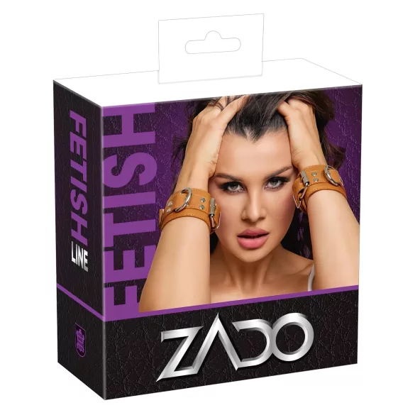 ZADO - algemas de couro marrom