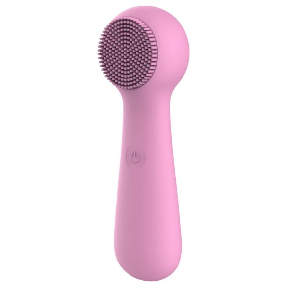 FaceClean - Dispositivo Massajador Facial Recarregável e Resistente à Água (rosa)