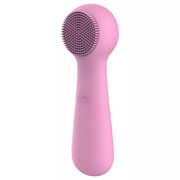 FaceClean - Dispositivo Massajador Facial Recarregável e Resistente à Água (rosa)