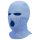 Balaclava em tricô com 3 aberturas (azul)