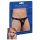 Cueca minimalista brilhante preta para homens - L