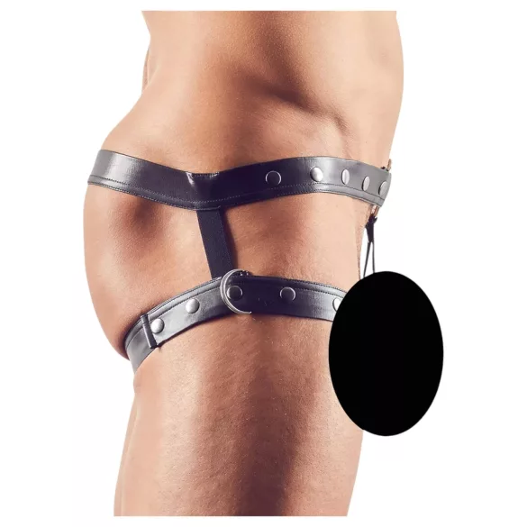 Svenjoyment - cinta com anel peniano - preto - M/L