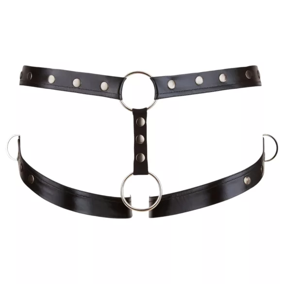 Svenjoyment - cinta com anel peniano - preto - M/L