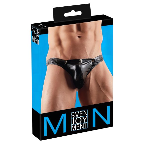 Tanga preto destacável para homens