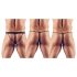 Svenjoyment - Conjunto de tanga masculina - preto (3 peças) Tamanhos S-L