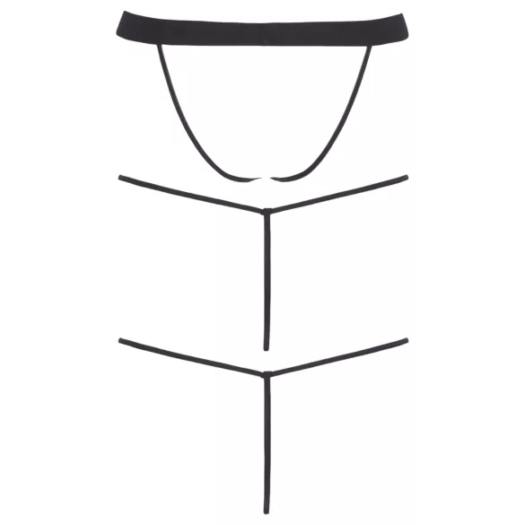 Svenjoyment - tanga masculina kit - preto - 3 peças - S-L