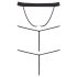 Svenjoyment - Conjunto de tanga masculina - preto (3 peças) Tamanhos S-L
